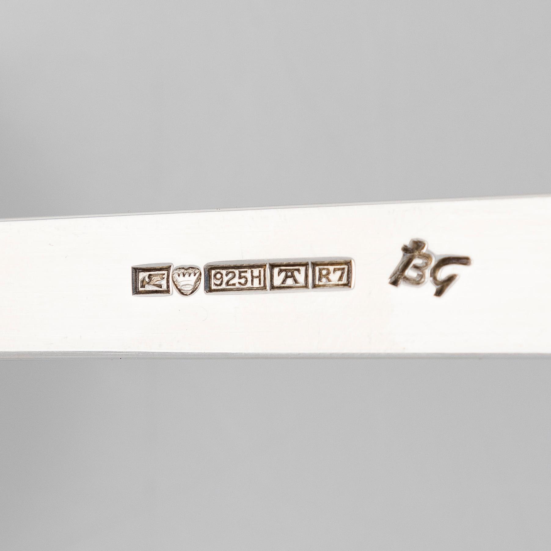 Bertel Gardberg, slev, sterlingsilver, Kultateollisuus Oy, Åbo 1970.