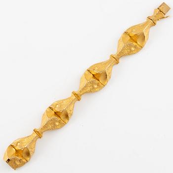 Björn Weckström bracelet 18K gold "Tundravår", for Lapponia.
