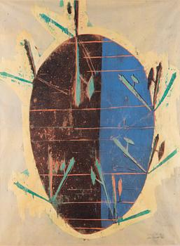 KARI TERVO, wood cut, signed, numbered T.p.l'a 2/2 and dated -92.