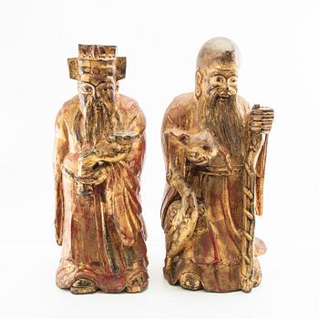 Decorative sculptures a pair East Asia 20th century.