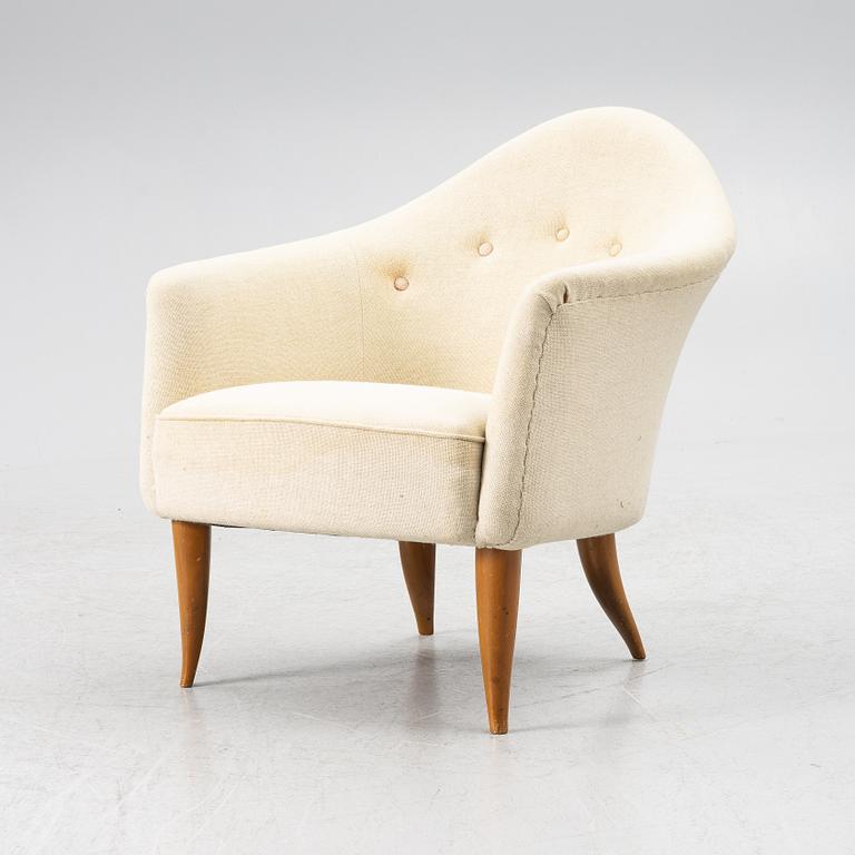 Kerstin Hörlin-Holmquist, armchair, "Little Adam" from the series "Paradiset", Triva, Nordiska Kompaniet, mid-20th century.