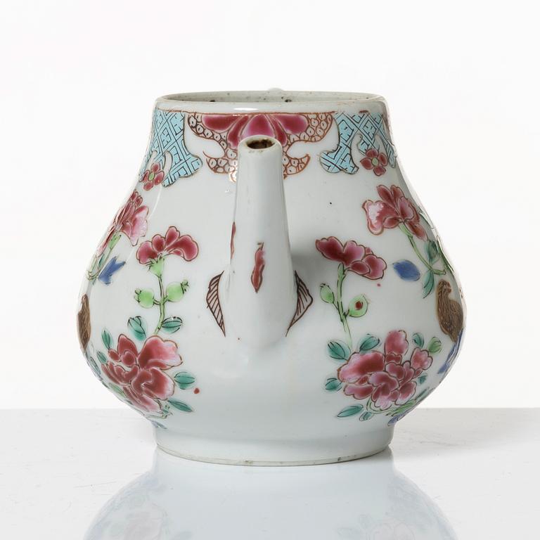 Kanna, kompaniporslin, Kina, Qingdynastin, 1700-tal.