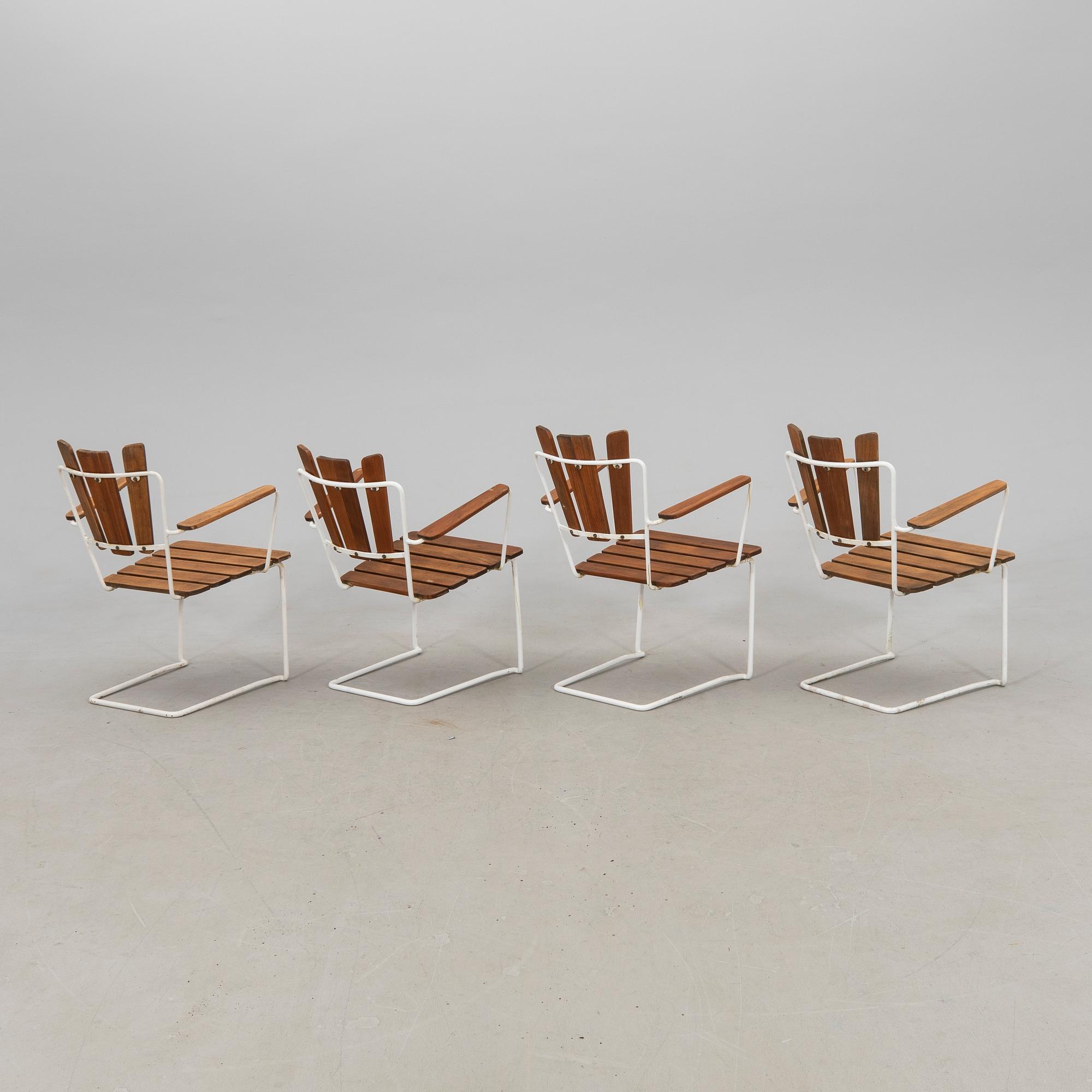 Garden Furniture 5 pcs Mid-20th Century.
