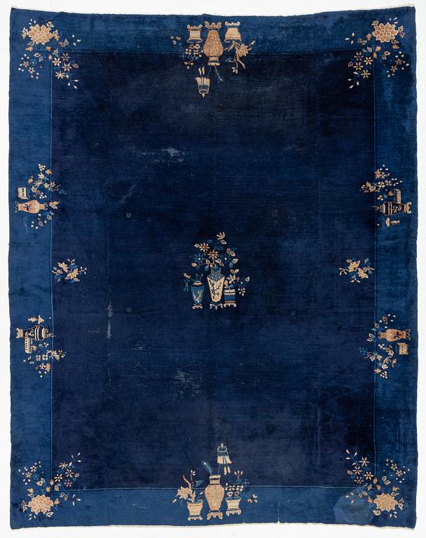 Rug, antique Peking, China, circa 1910, approximately 395 x 317.