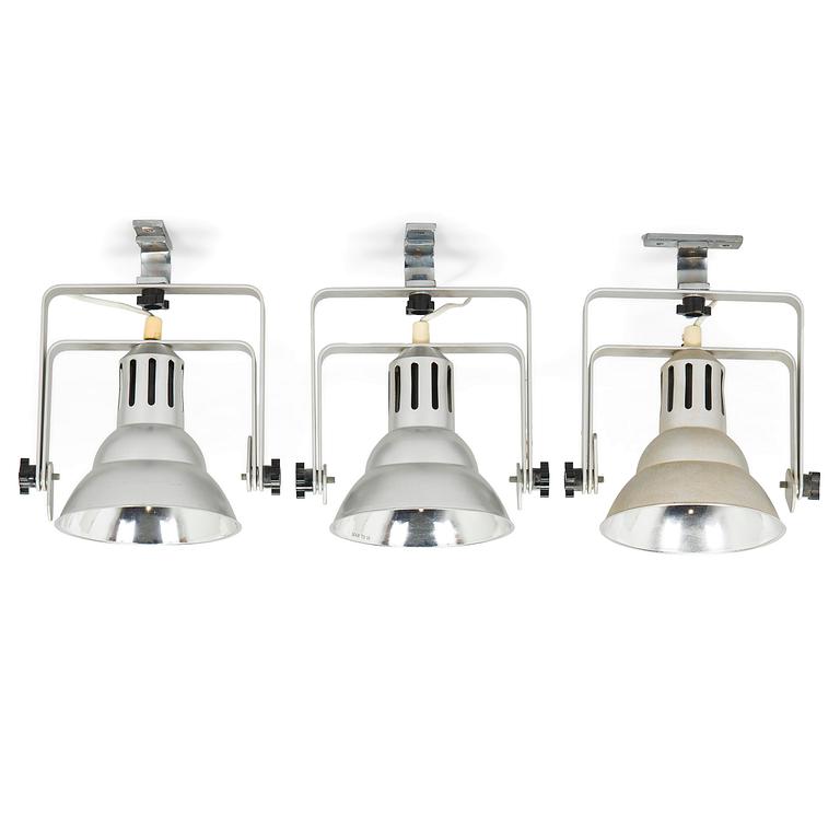 Yrjö Kukkapuro, Three 1970s  '100' spotlights for Haimi Ltd.