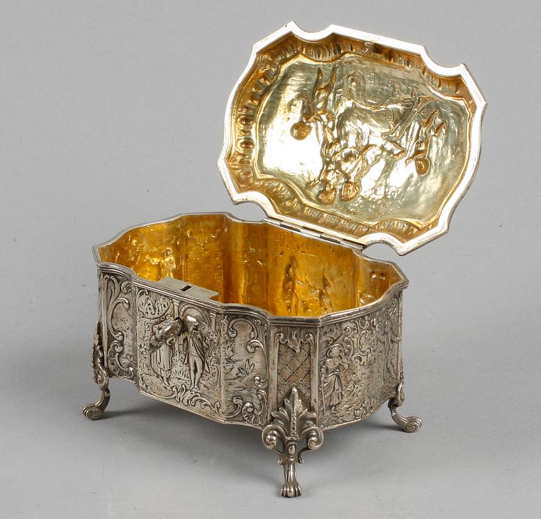 SKRIN, silver, troligen Holland, 1900-tal. Vikt ca 380 gr.