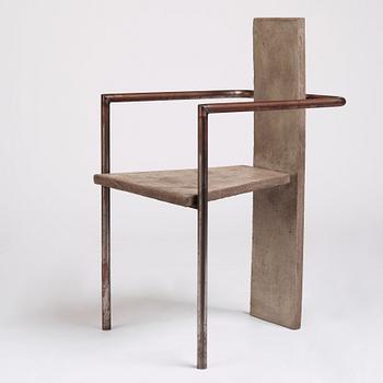 Jonas Bohlin, "Concrete", karmstol, ed. 35/100, Källemo, Värnamo 1981.