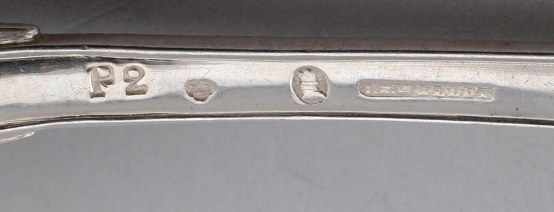 MATSKEDAR, 7 st (5+2), silver, svenska stämplar 1797 samt 1808. Vikt ca 490 g.