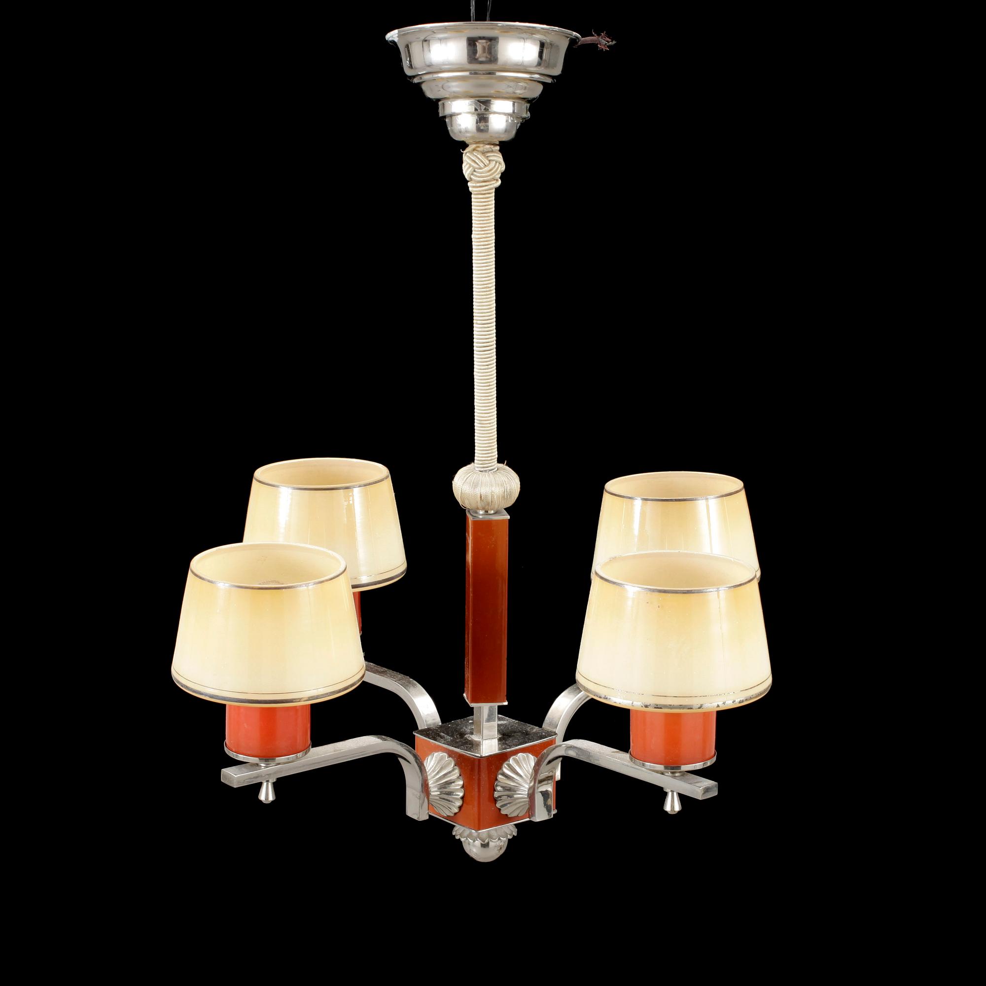 TAKLAMPA, art deco, 1930-tal. Höjd 55 cm.