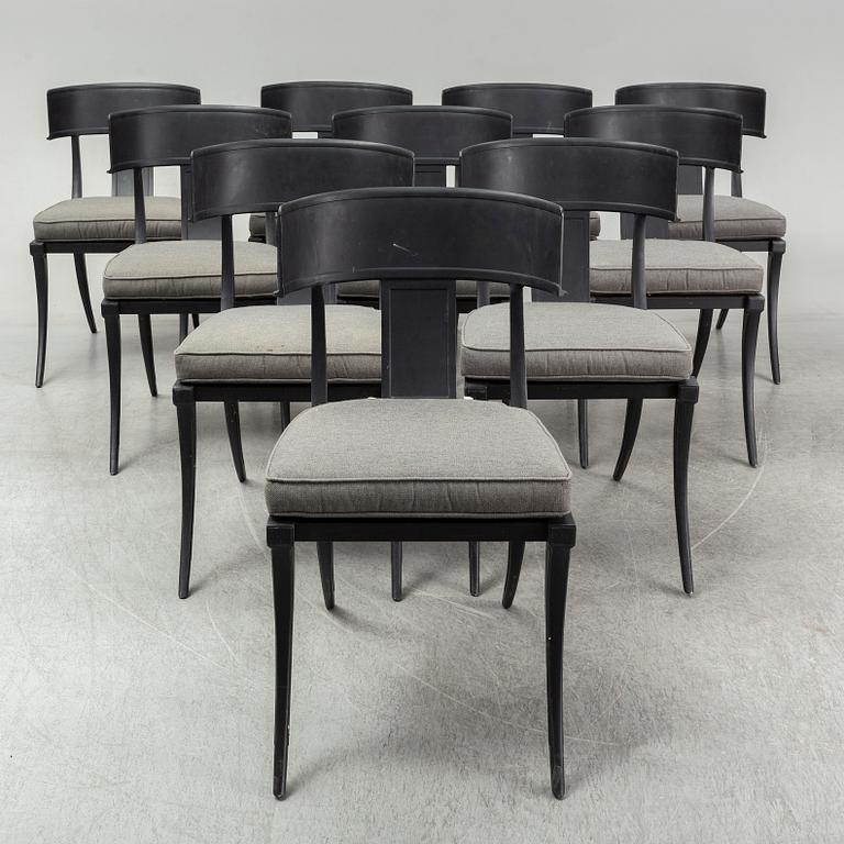 A set of 10 Restoration Hardware charis, 21st Century.