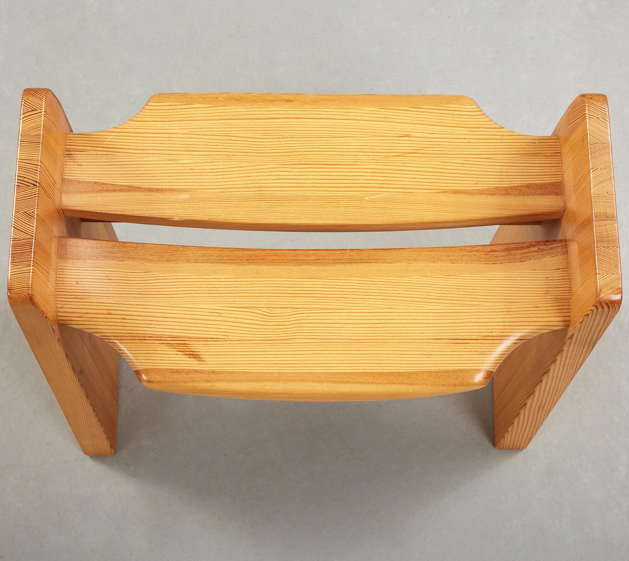 GILBERT MARKLUND, pall, Furusnickarn AB, formgiven 1969.