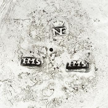 Hans Morten Svane, bägare, silver, Naestved, Danmark (verksam 1750-1772). Rokoko.