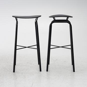 Mathieu Matégot, barstolar, "Nagasaki", 4 st, Gubi.