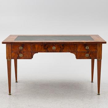 A late Gustavian style desk, 19th century.