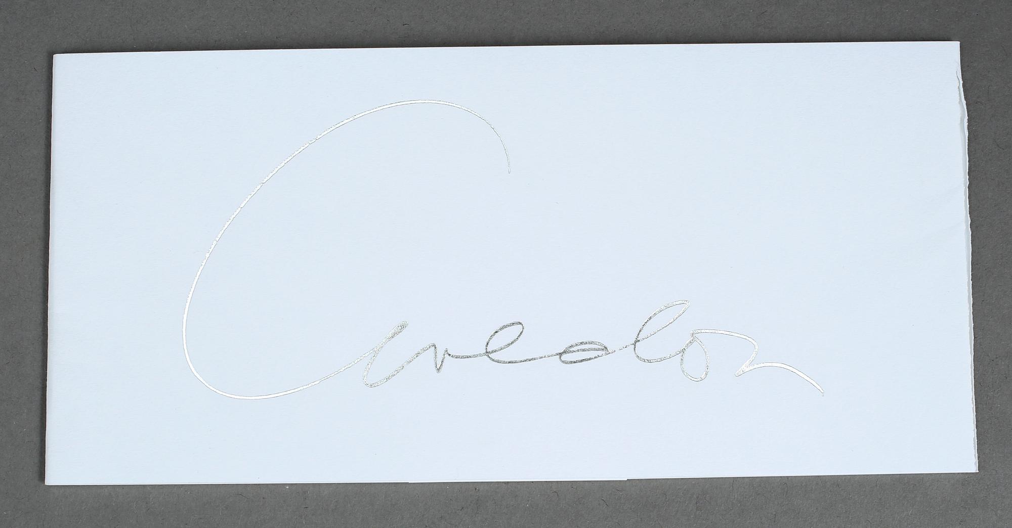 INVITATIONCARDS / INBJUDNINGSKORT, 3 st, "Avedon Women, "Avedon", Gagosian Gallery, New York.