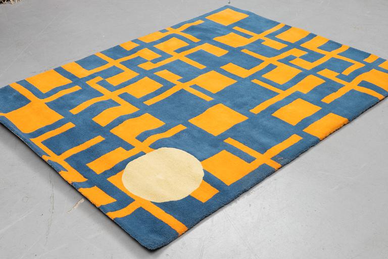 Olle Borg, matta, "Olleborg-2", handtuftad, ca 220 x 160 cm, signerad Olle Borg 1/10 på baksidans ena etikett.