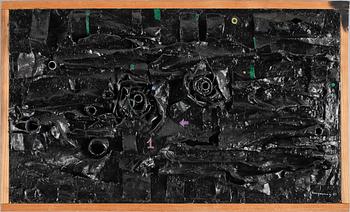 OKÄND KONSTNÄR, blandteknik, sign Bergenhag, dat 60.