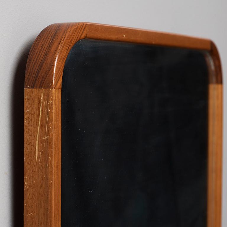 Josef Frank, A Josef Frank mahogany wall mirror, model nr 888, Firma Svenskt Tenn 1950's-60's.