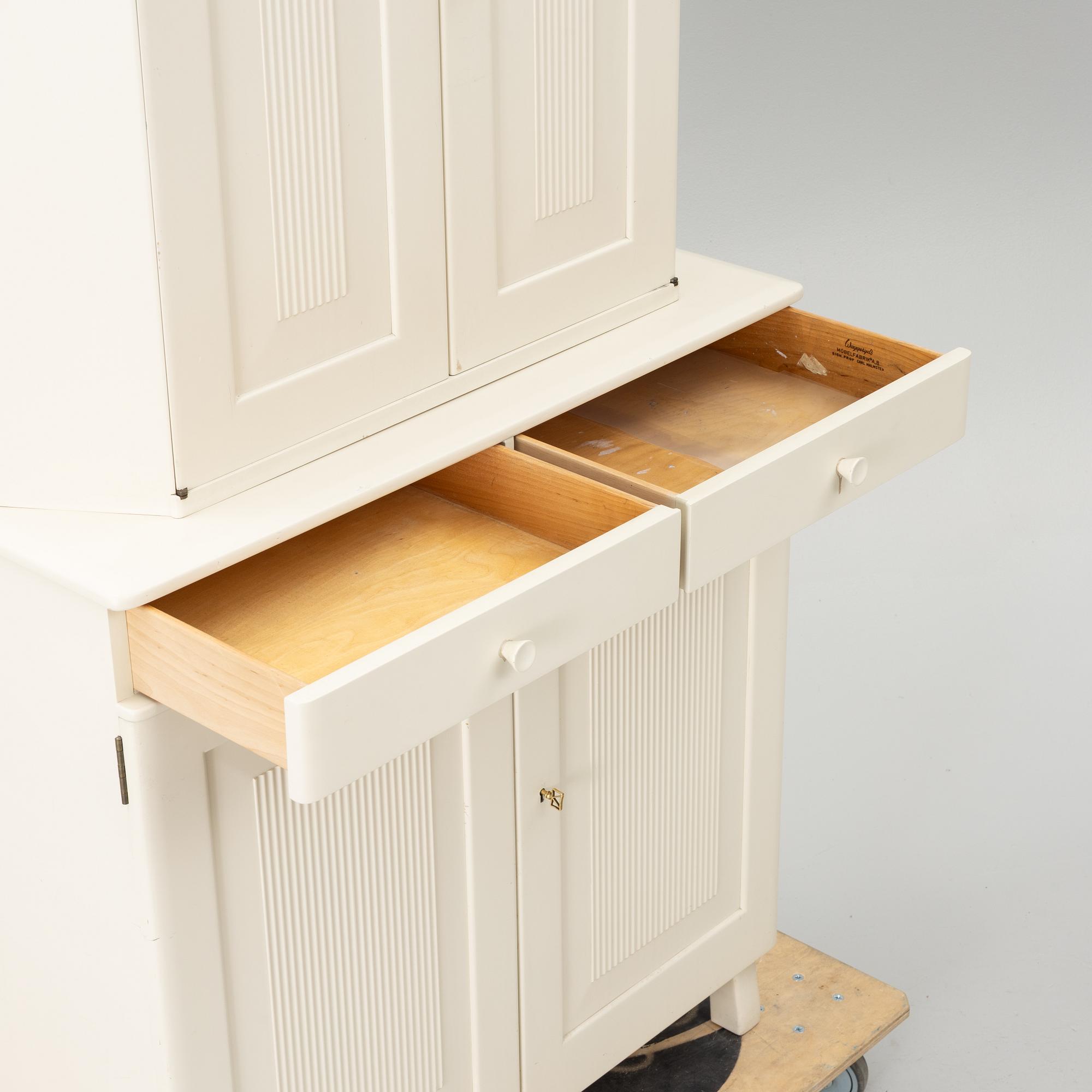 Carl Malmsten, Cabinet, “Talavid”, Waggeryd Furniture Factory, second half of the 20th century.