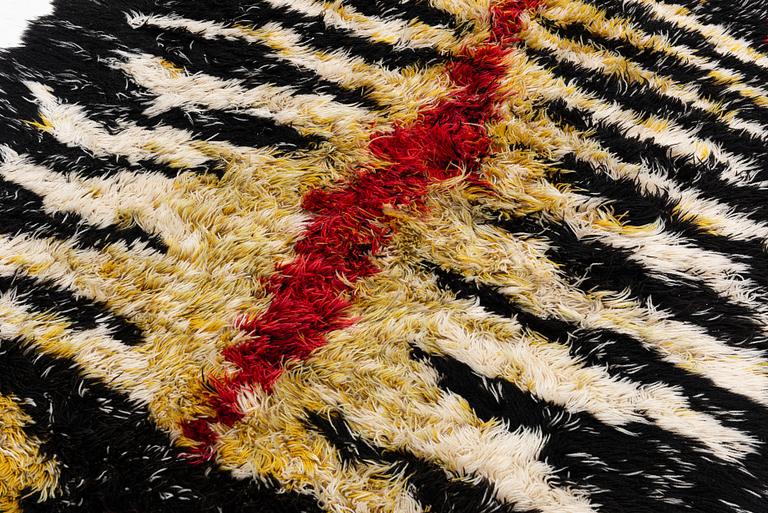 A carpet, knotted pile, ca 200 x 143 cm.