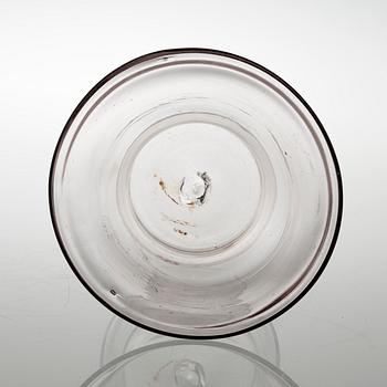 A GLASS BEAKER, late 18th century, probably Finland.