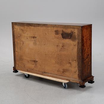 A birch display cabinet, Swedish Grace, first half of the 20th century.
