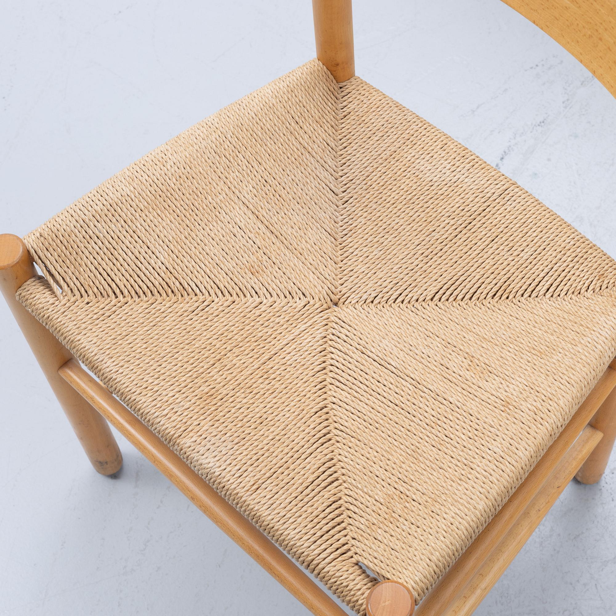 Børge Mogensen, chairs, 4 pcs, "J39", Denmark, second half of the 20th century.