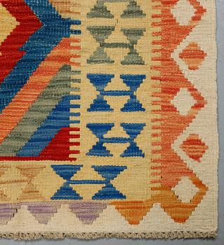A carpet, kilim, 226 x 171 cm.
