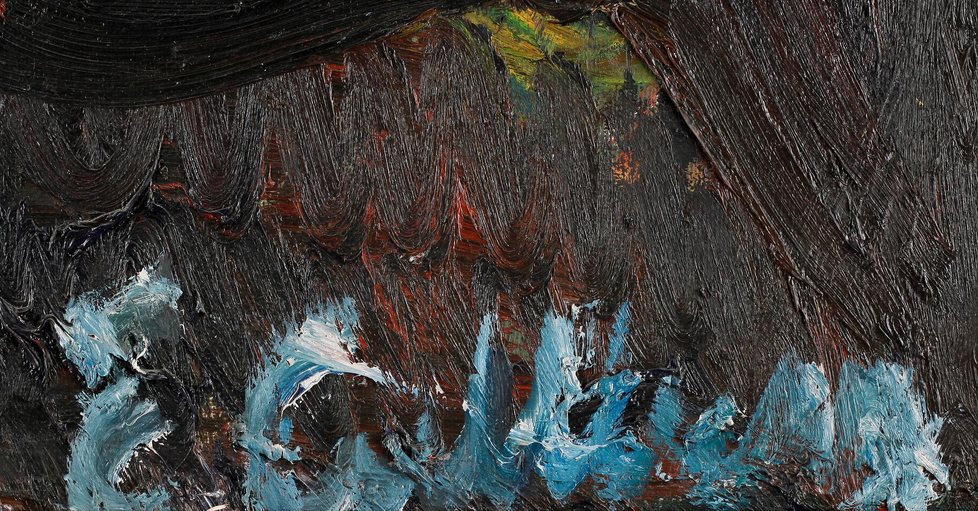 ERLAND CULLBERG, olja på duk. Sign.