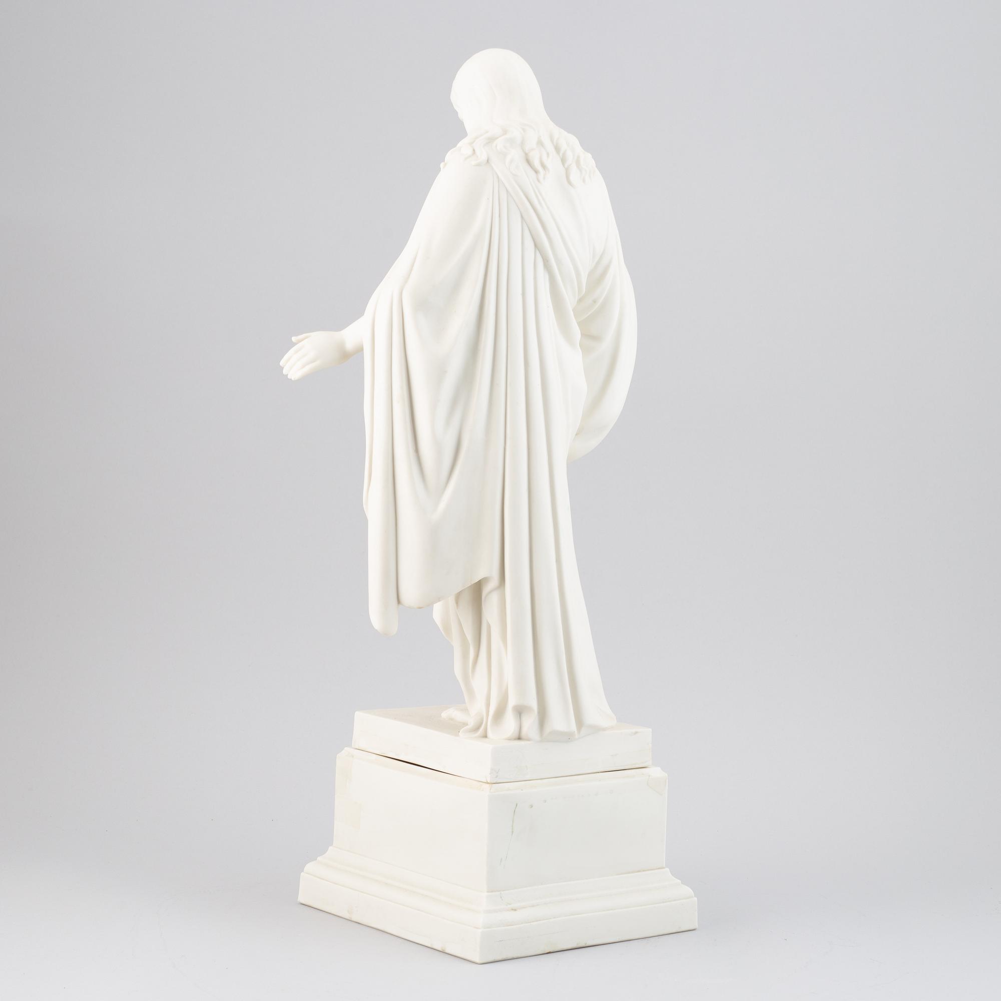Bertel Thorvaldsen, efter. Skulptur, parian, Gustavsberg, 1927.