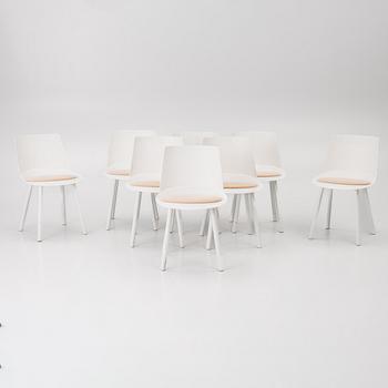 Stefan Diez, chairs, 8 pieces, “Houdini”, E15, 2000s.