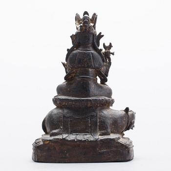 BUDDHA, Ming-stil, 1900-talets första hälft. Brons.