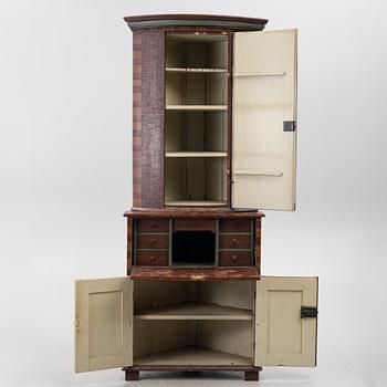 A corner cabinet, Värmland, 19th Century.