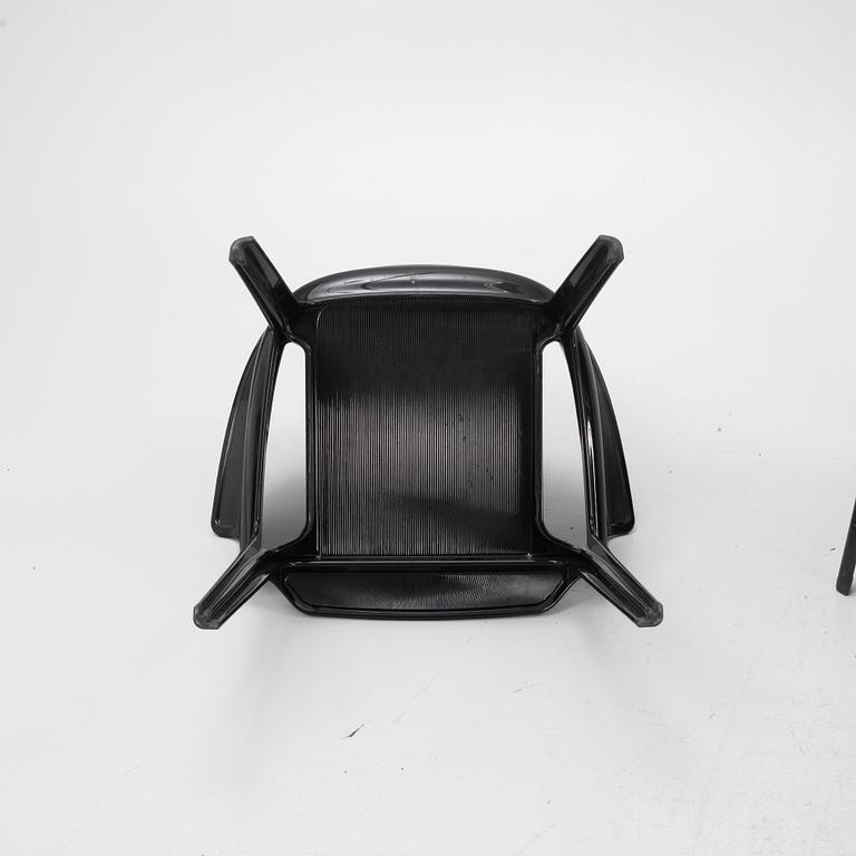 Ronan & Erwan Bouroullec, a set of four 'Papyrus' chairs, Kartell, Italy.