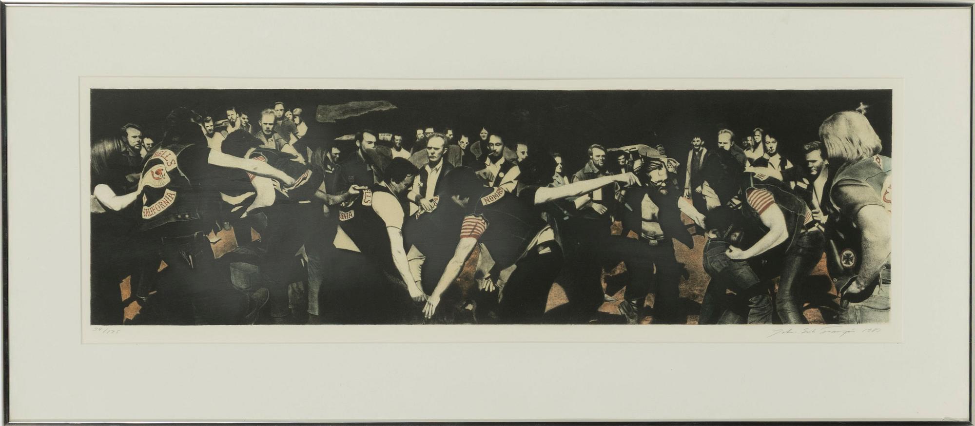 John-E Franzén, "Slagsmålet".