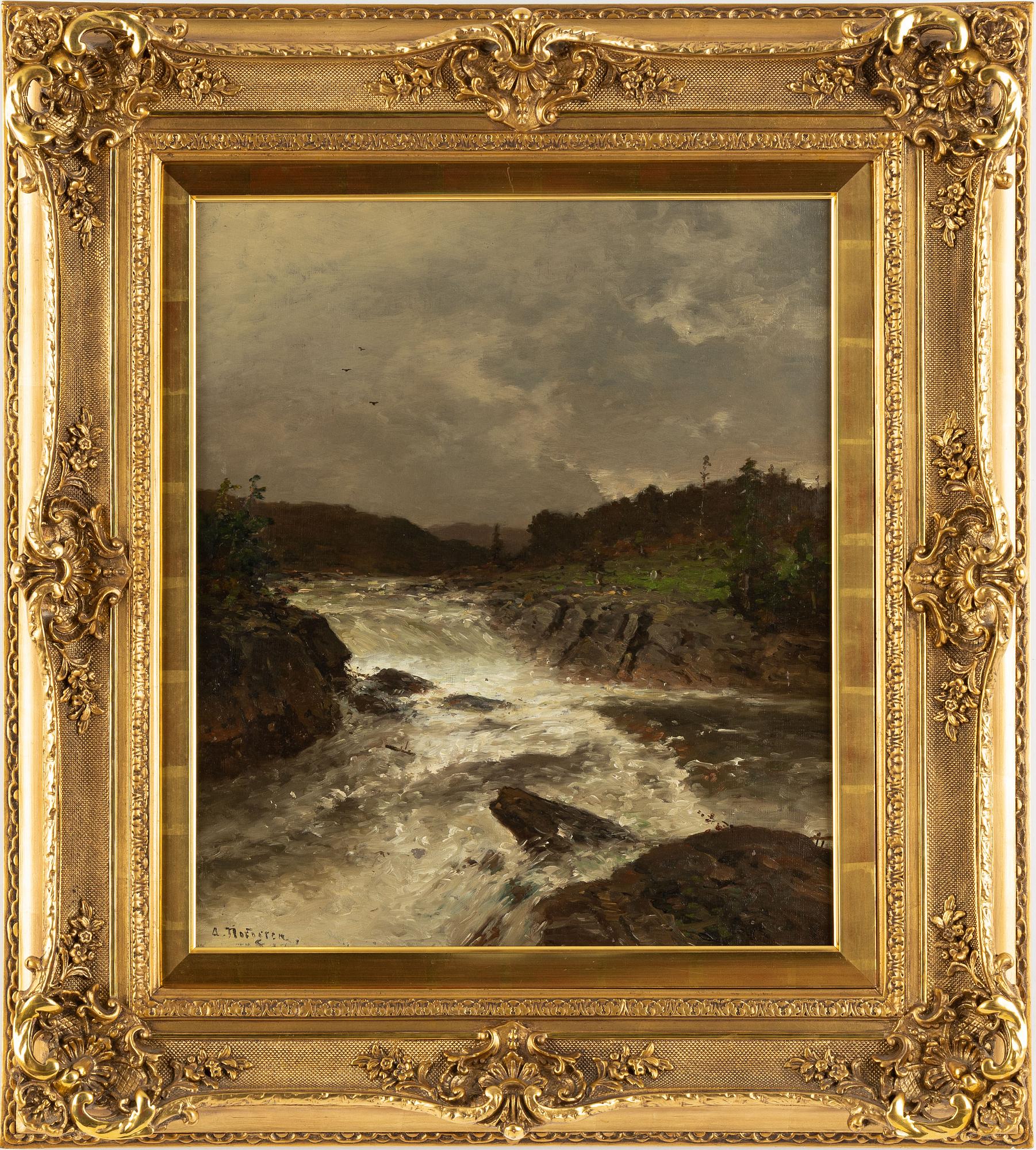 Axel Nordgren, oil on canvas, signed.