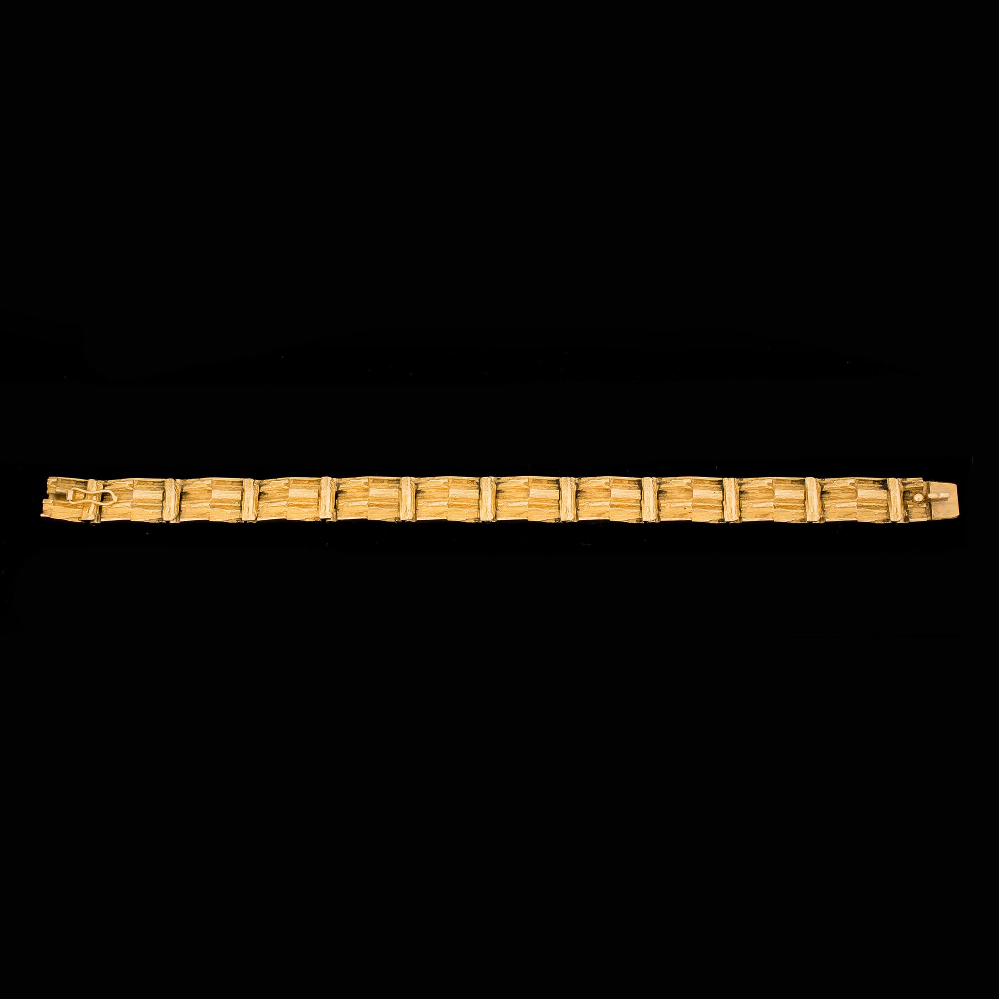 ARMBAND, 18k guld. Lapponia. Finland. Vikt ca 33 gram.