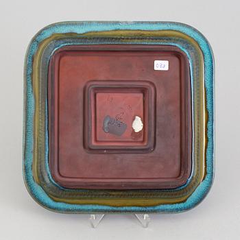 A Wilhelm Kåge 'Farsta' stoneware dish, Gustavsberg Studio.