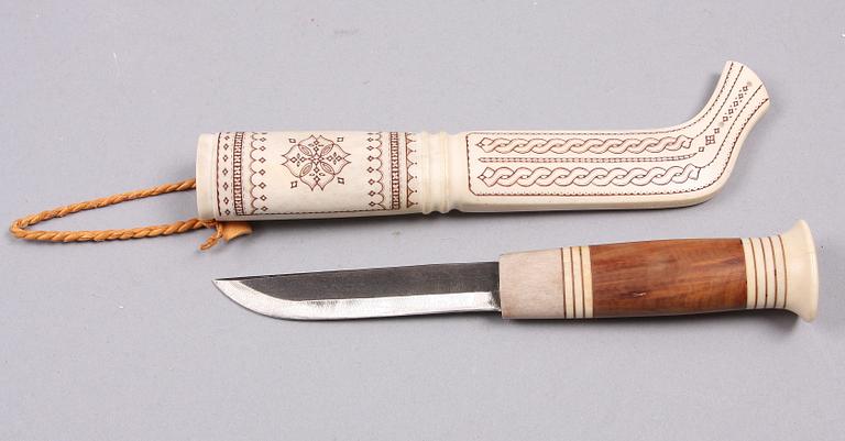 SAMEKNIV, Vettasjärvi. Sign.