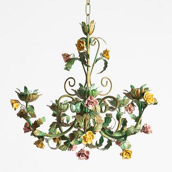 A chandelier, probably Italy, second half of the 20th century.