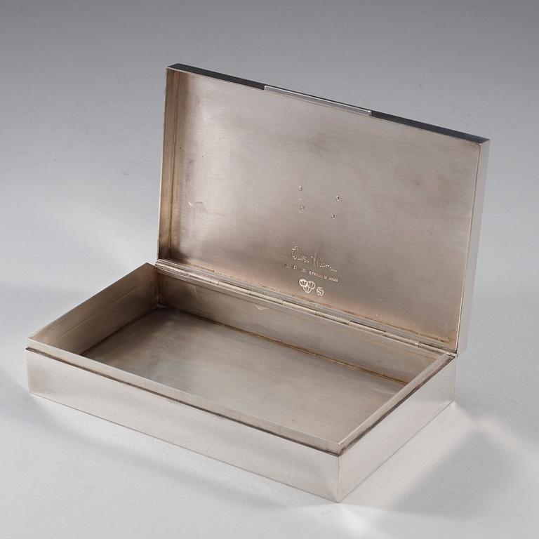 WIWEN NILSSON, etui, Lund 1954, sterling.