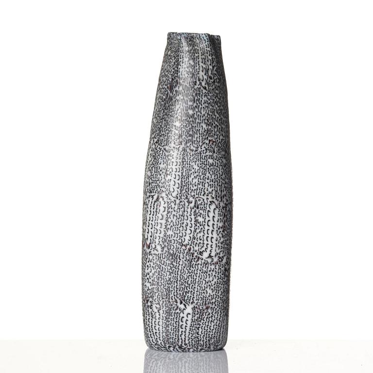 Paolo Venini, a "Mezzaluna Murrine" glass vase, model no. 3670, Venini, Murano, Italy, 1950s.