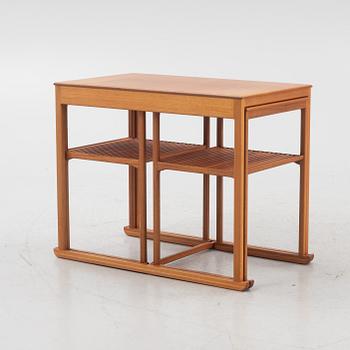 Carl Malmsten, a "Släden" nesting table, presumably 1960's.