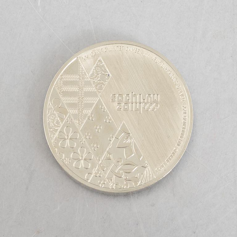 Deltagarmedalj OS Sotji 2014.