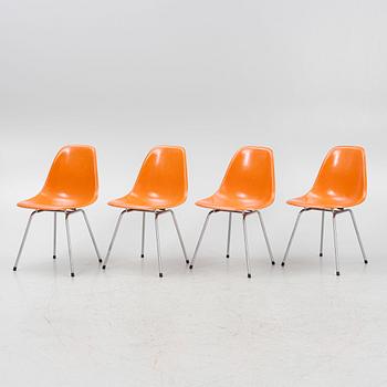 Charles & Ray Eames, chairs, 4 pieces, "DSW", Herman Miller, second half of the 20th century.