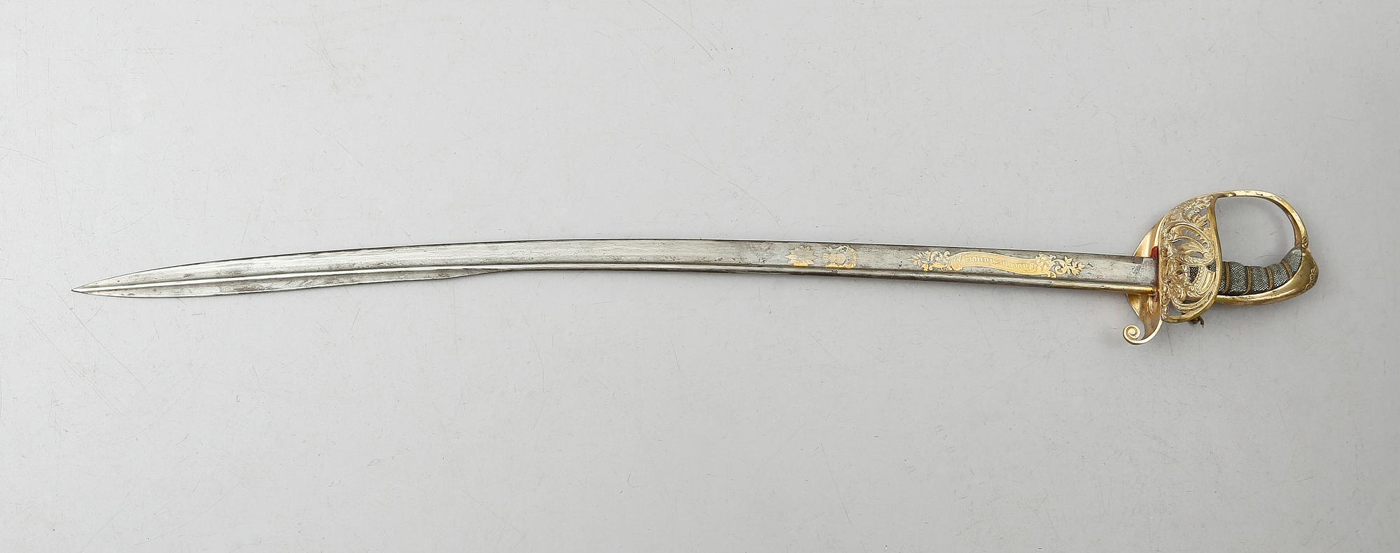 SABEL, m/1859 för officer vid Infanteriet.