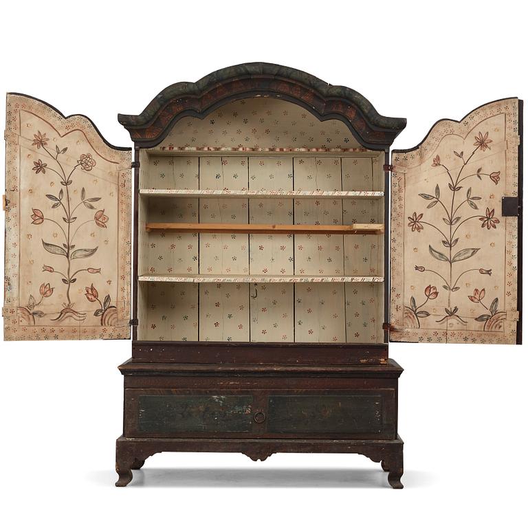 A Swedish cupboard from Värmland, late 18th century.