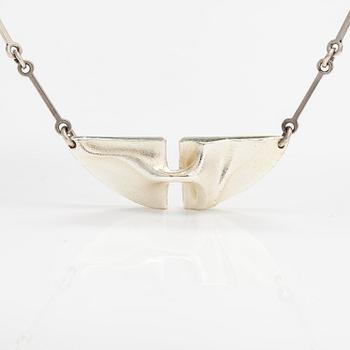 Björn Weckström, A sterlingsilver necklace "Styx". Lapponia 1997.