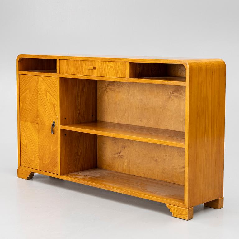 A bookcase with cabinet, Sweden, 1930s/40s.
