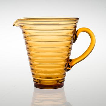 A GLASS PITCHER BY AINO AALTO, "Bölgeblick". In production 1935-1938.